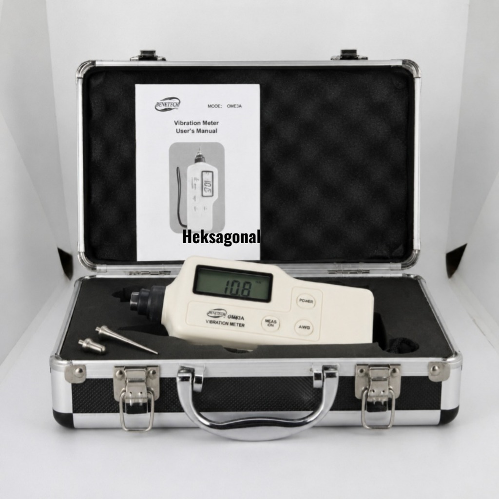 Vibration meter digital pengukur getaran Benetech GM63A Balikpapan