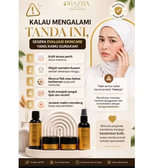BPOM/HALAL skincare DRAZRA