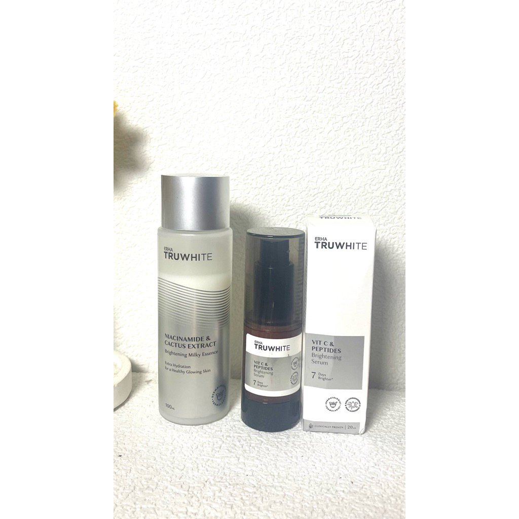 Preeloved ERHA TRUWHITE Brightening Milky Essence & ERHA TRUWHITE VitC&Peptides