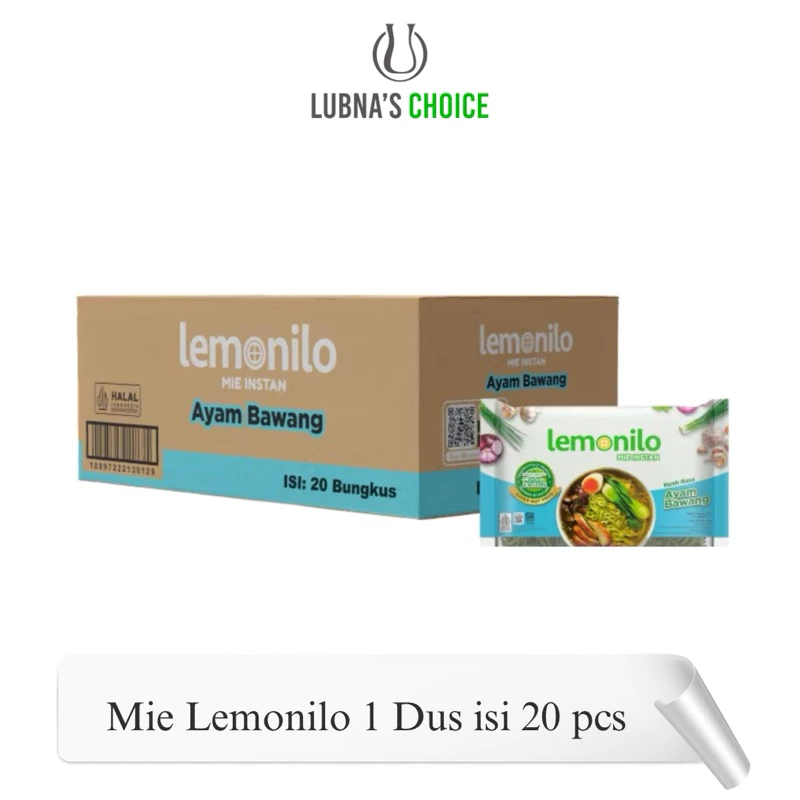 Lemonilo Mie Kuah Rasa Ayam Bawang Organik Mie Lemonilo 1 Dus isi 20 pcs