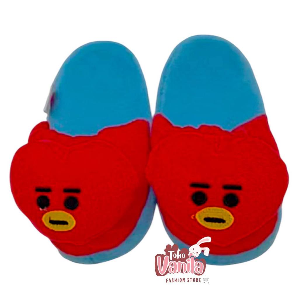 Sandal Rumah Karakter Kepala Boneka BTS BT21 Tata