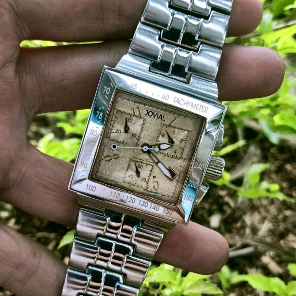 Jam Tangan Second Pria Jovial Quartz