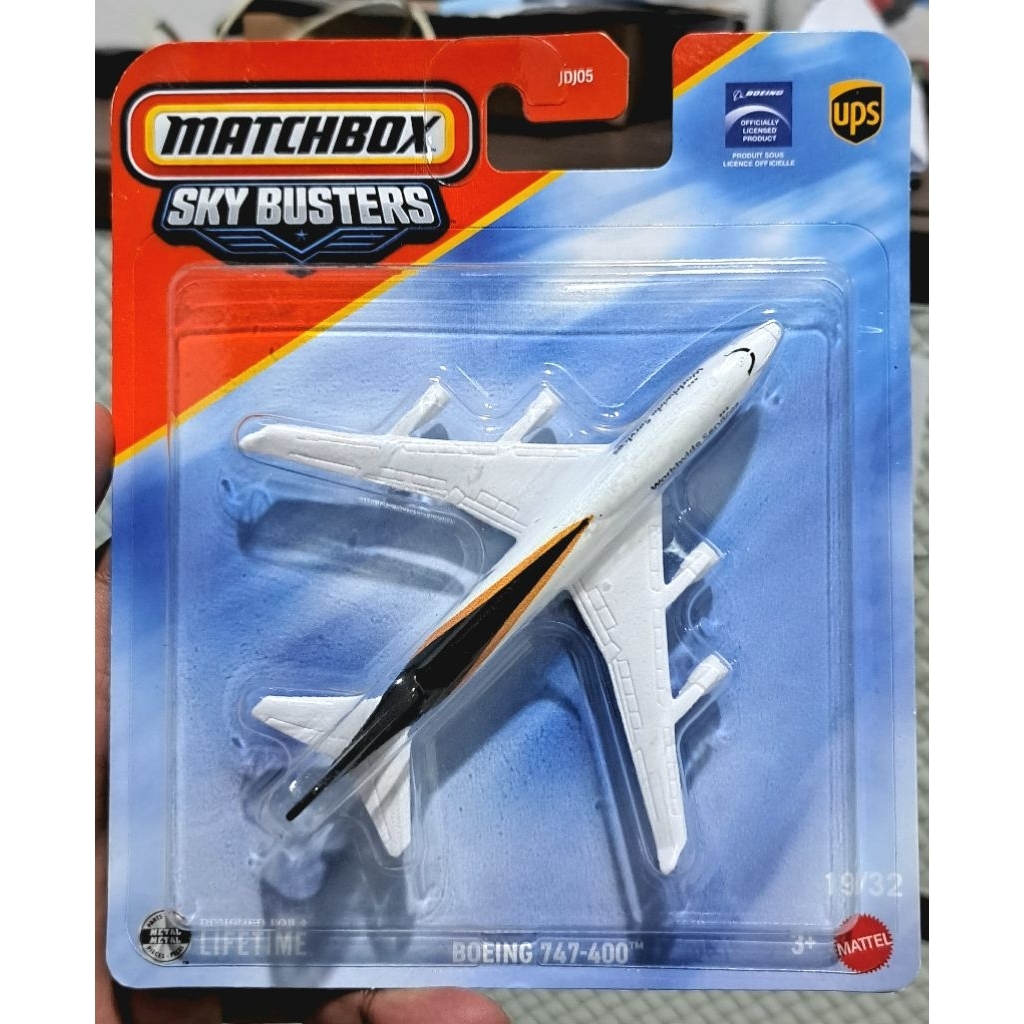 Matchbox Sky Busters || Boeing 747-400 UPS Cargo || Grade A
