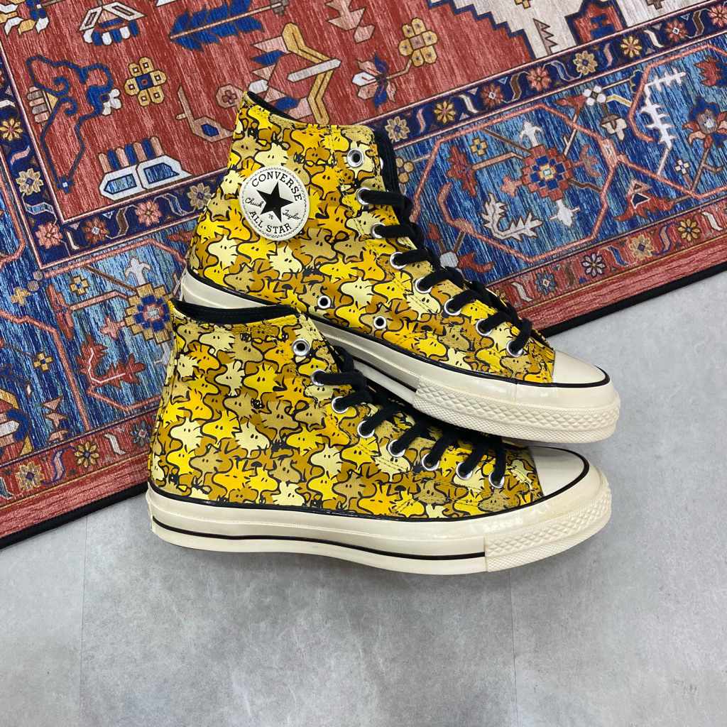 [Size 43] Rare Peanuts x Converse Chuck 70 High ‘Woodstock Camo Snoopygrams’ A01871C Second Original