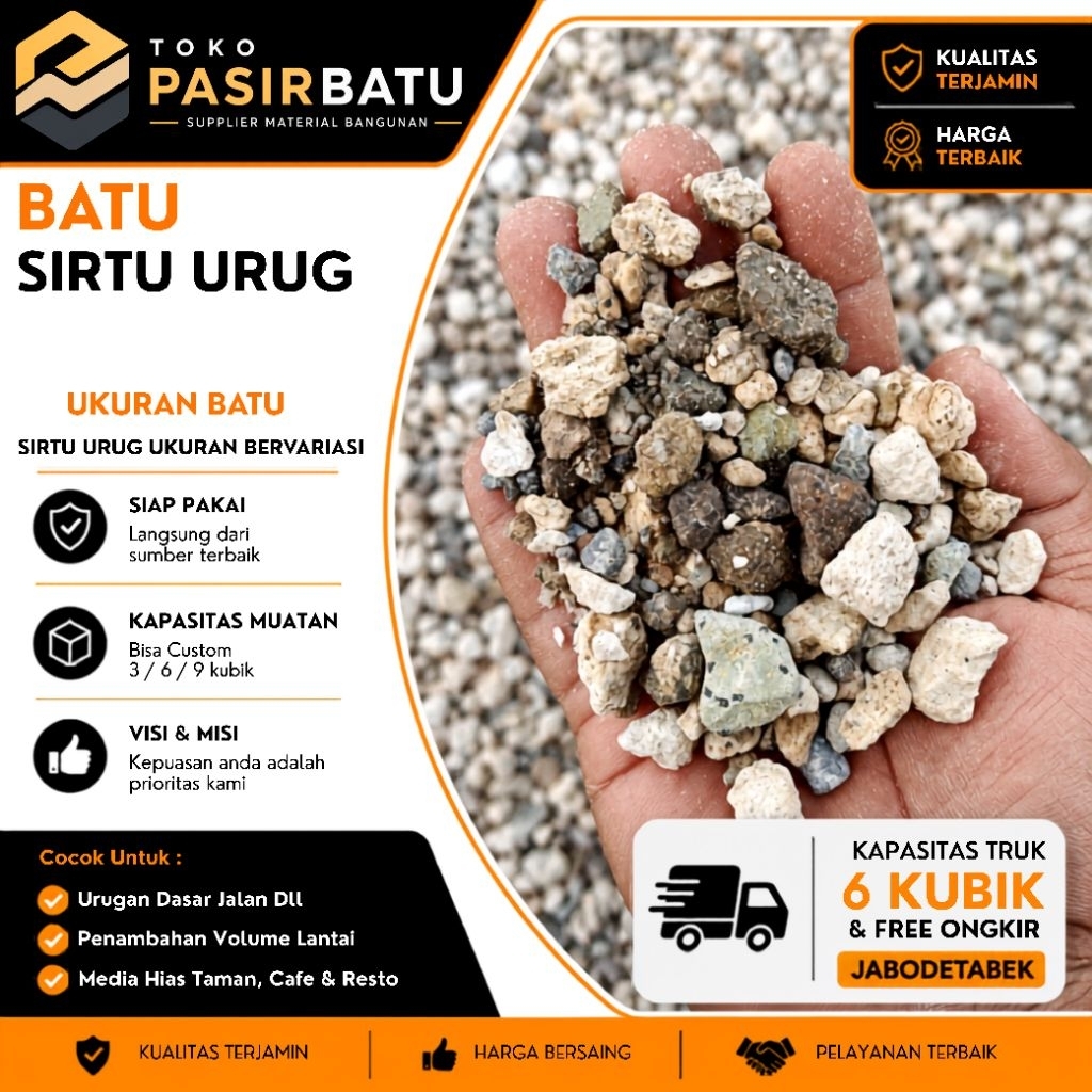 sirtu urug / brangkal urug 1 truk
