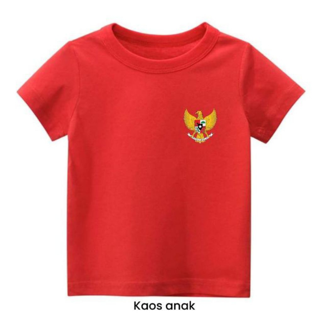 Kaos anak logo garuda