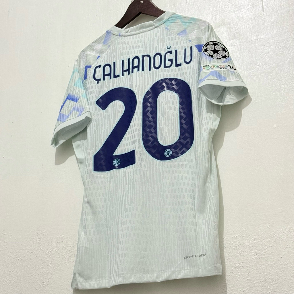JERSEY INTER MILAN AWAY PLAYER ISSUE 2025/2026 SHORTSLEEVE - CALHANOGLU
