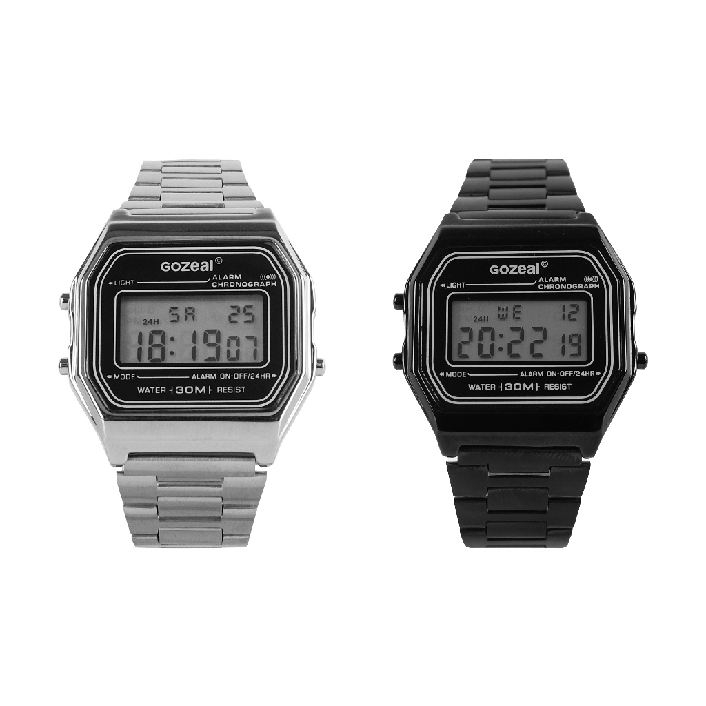 Gozeal | Digital Watches - Classic Stainless steel