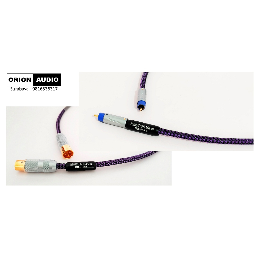 Kabel Interkonek khusus subwoofer kelas hi end SIMETRIS SW MKIII by Orion Audio