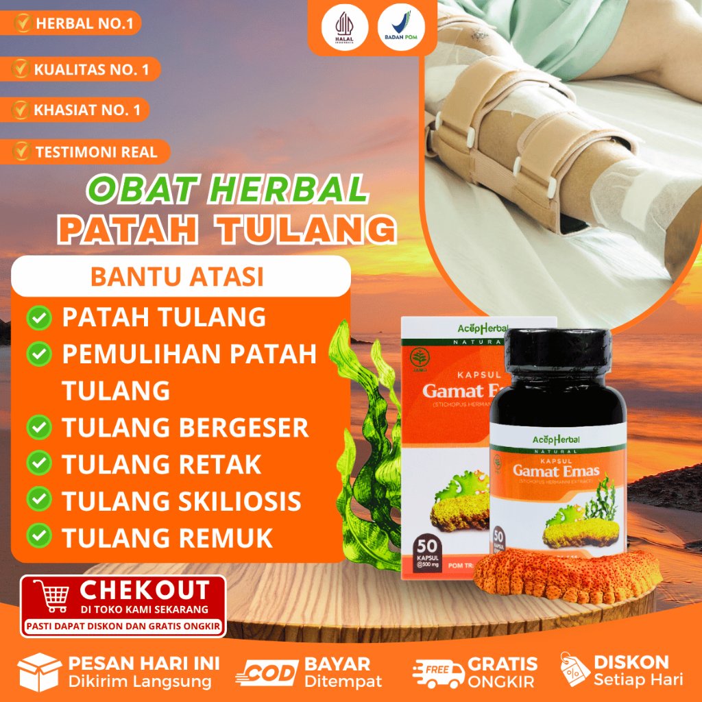 Obat Patah Tulang Obat Tulang Retak, Obat Pengapuran Tulang, Obat Tulang Keropos, Obat Osteoporosis,