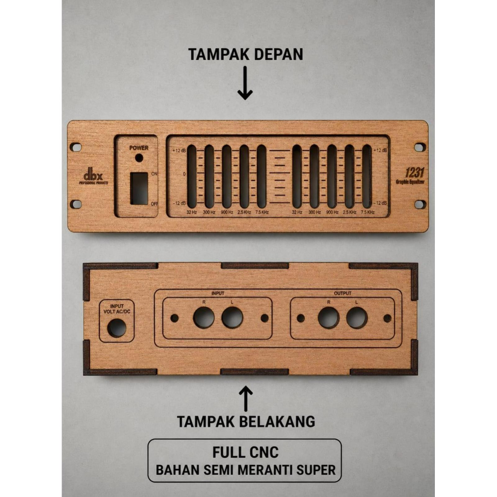 FUll CNC Box Equaliser 10ch Mini Equalizer Box Bahan Super Premium