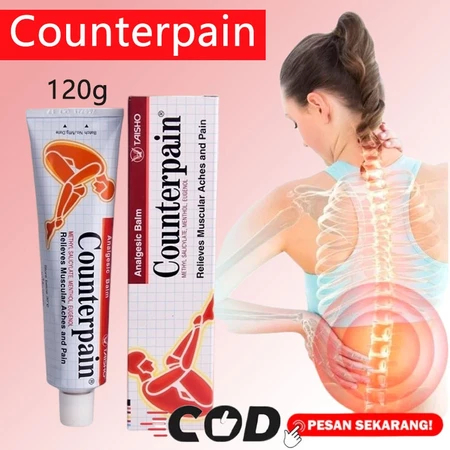 [ORI & EXP 2028] Taisho Counterpain Cream 120 Gr / Redness And Swelling Get Rid Of Pain / Relaxing M