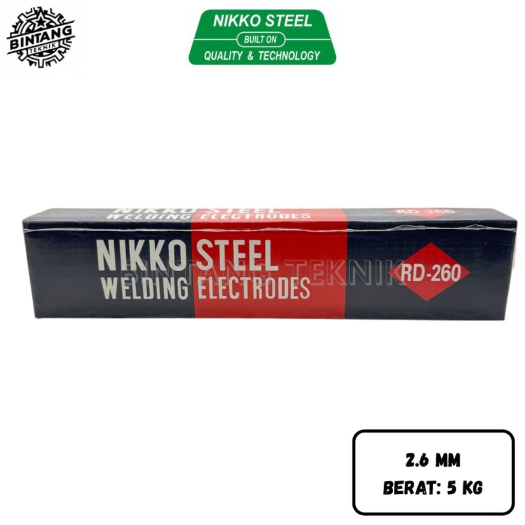 KAWAT LAS RD460 2.6MM [5 KG] / ELEKTRODA LAS LISTRIK NIKKO RD460 2.6MM