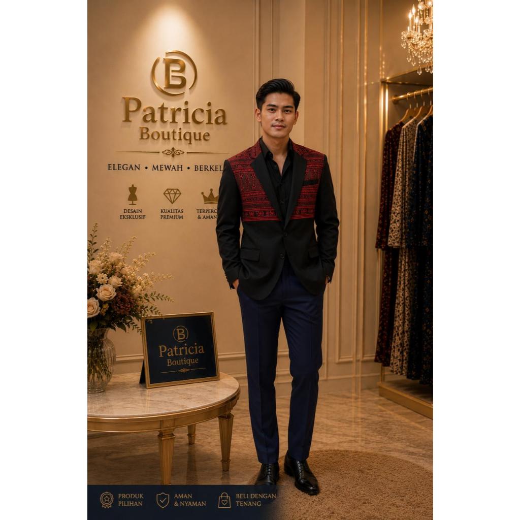 Jas Tumtunan Batak Modern | Setelan Jas Pria Premium Elegan
