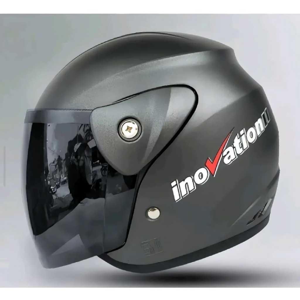 Helm Dewasa Half Face Model Seperti Helm GM Evolution Original Polos Untuk Pria Dan Wanita Dewasa CO