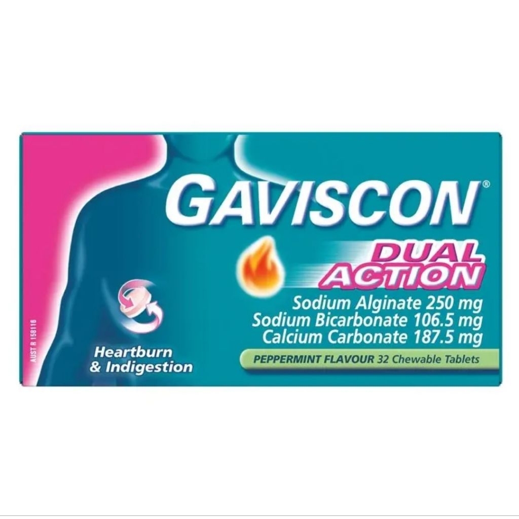 [EXPIRED JANUARI 2027] GavisconDual Action ECER / BOX ISI 32 Tablet