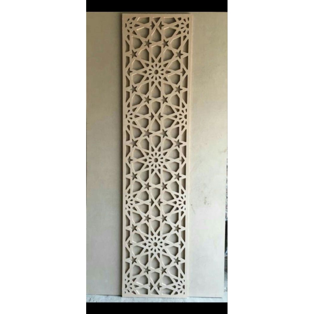 Krawangan GRC Pracetak Ornamen Dinding Luar Rumah Mewah Per Meter