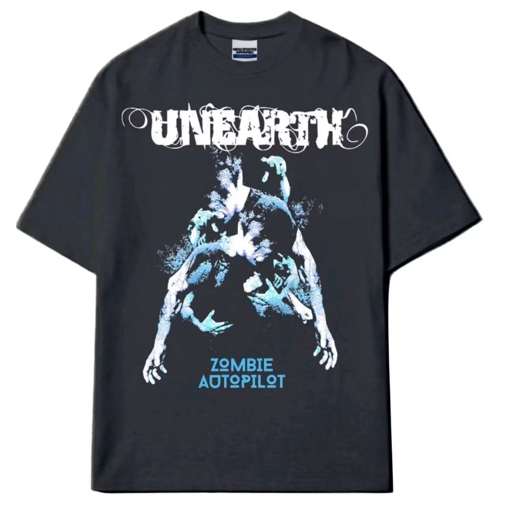 TSHIRT MUSIC KAOS BAND UNEARTH - ZOMBIE AUTOPILOT