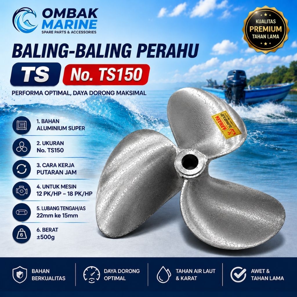 Kipas perahu Baling-baling perahu Kapal No. TS150