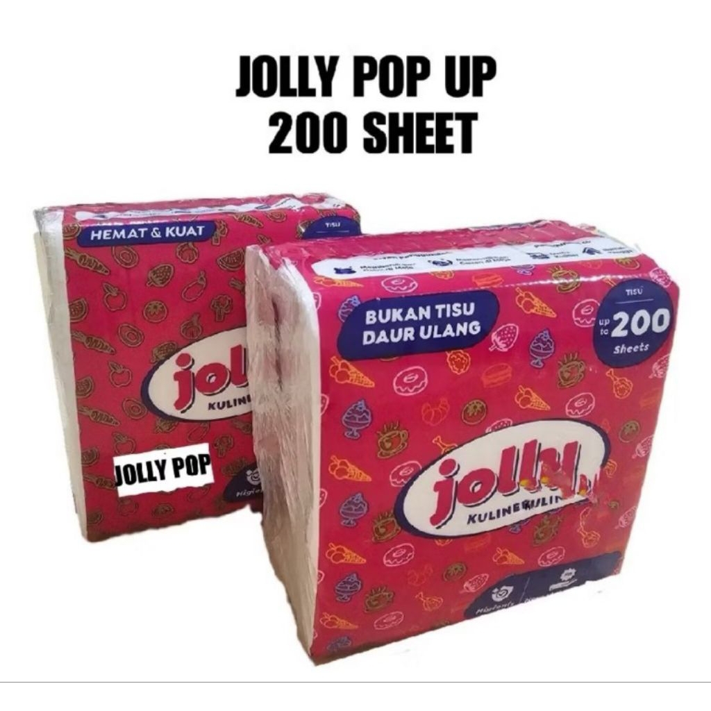 Tissue Jolly 200 Sheet