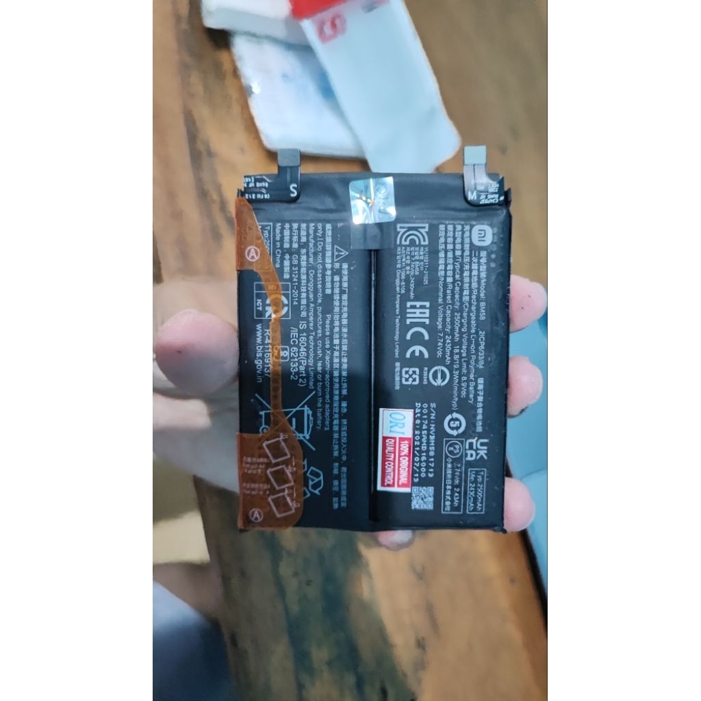 Baterai Mi 11t pro second