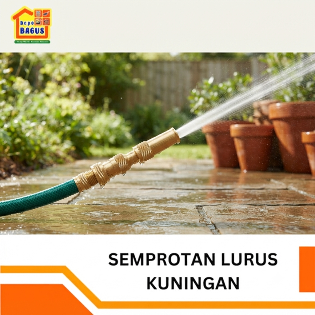 Semprotan Taman Lurus Bahan Kuningan / Semprotan Kran AIr/ Semprotan Kran Untuk Taman