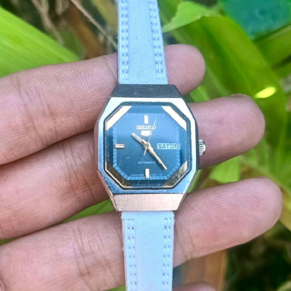 Jam Tangan Wanita Seiko Octagon Automatic Original Preloved