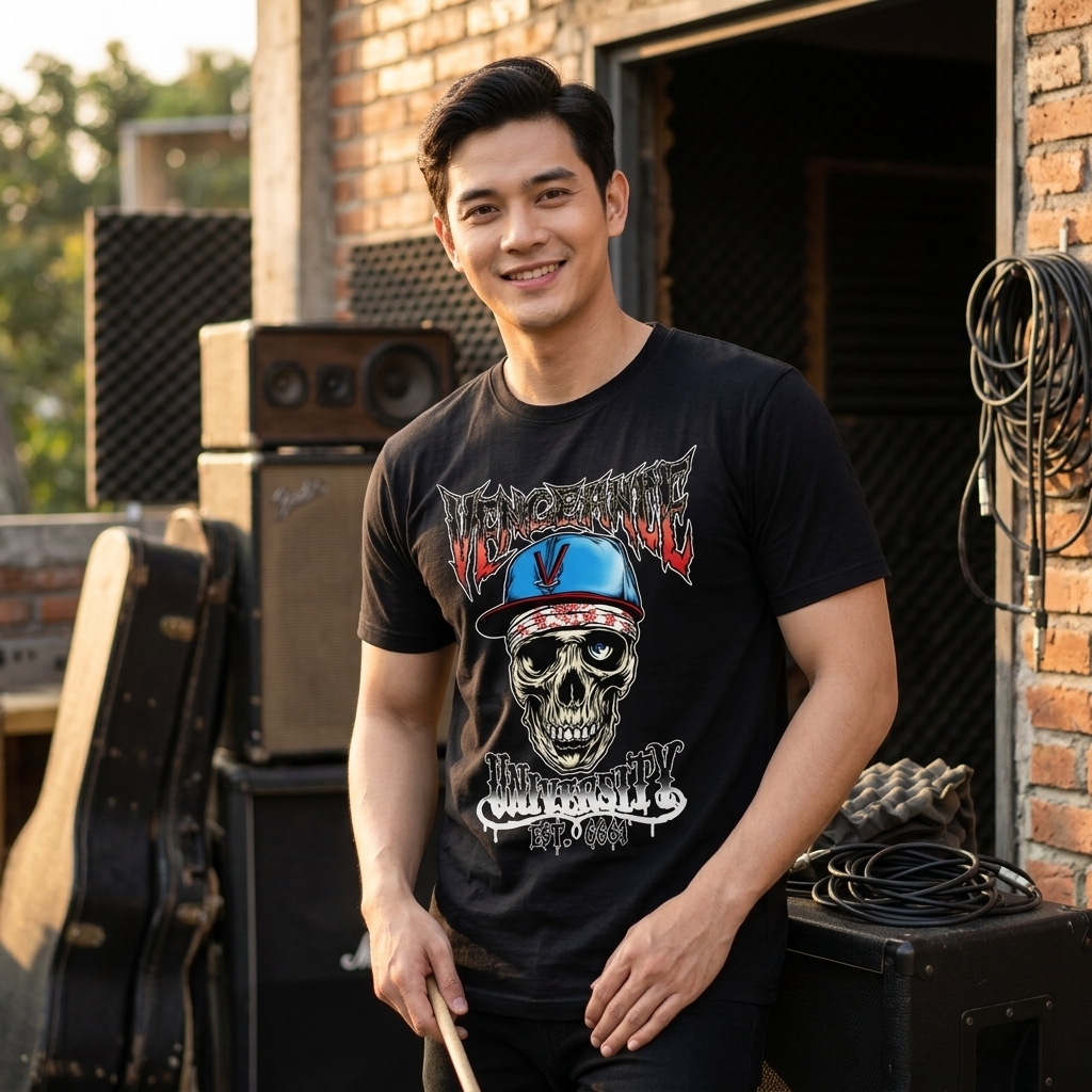 kaos band music vengeance university premium