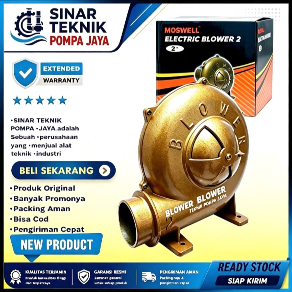 Belower Keong Moswel 3" Electrik Blower 3" Centrifugal Blower