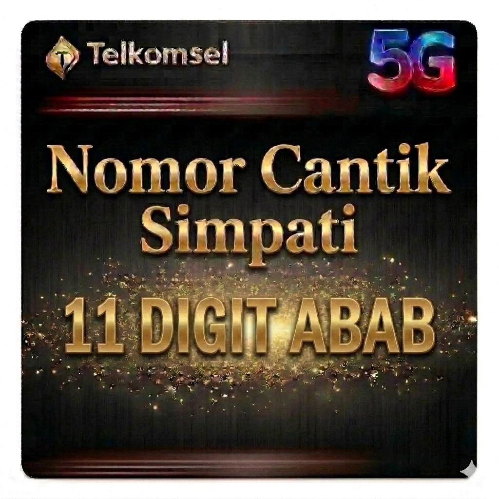 Nomor Kartu Perdana Cantik Simpati Telkomsel Seri ABAB 11 Digit 5G SIM31