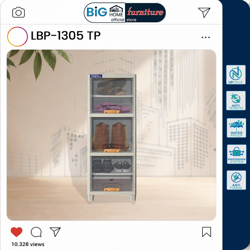 LEMARI PLASTIK NAPOLLY/ RAK SERBAGUNA / RAK NAPOLLY LOCKER BOX LBP