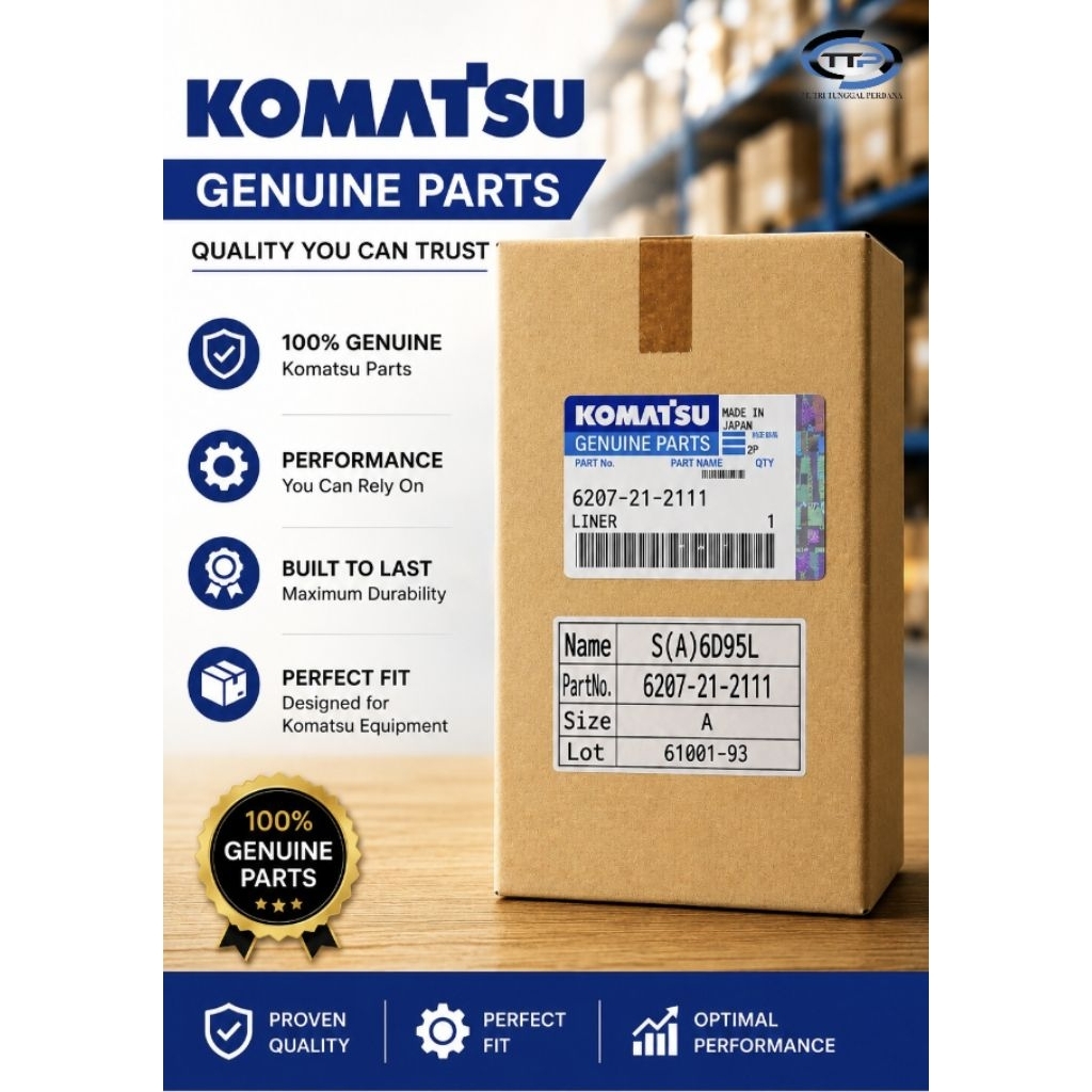 CYLINDER LINER KOMATSU ASLI VN6207212111