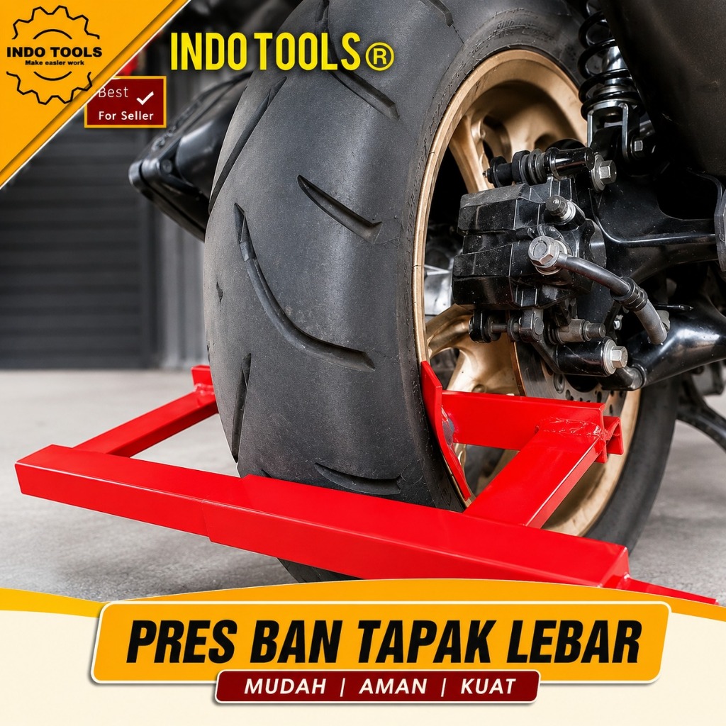 Pres Ban Tubeless & Non Tubeless "Buaya" alat Pembuka Ban Motor Manual
