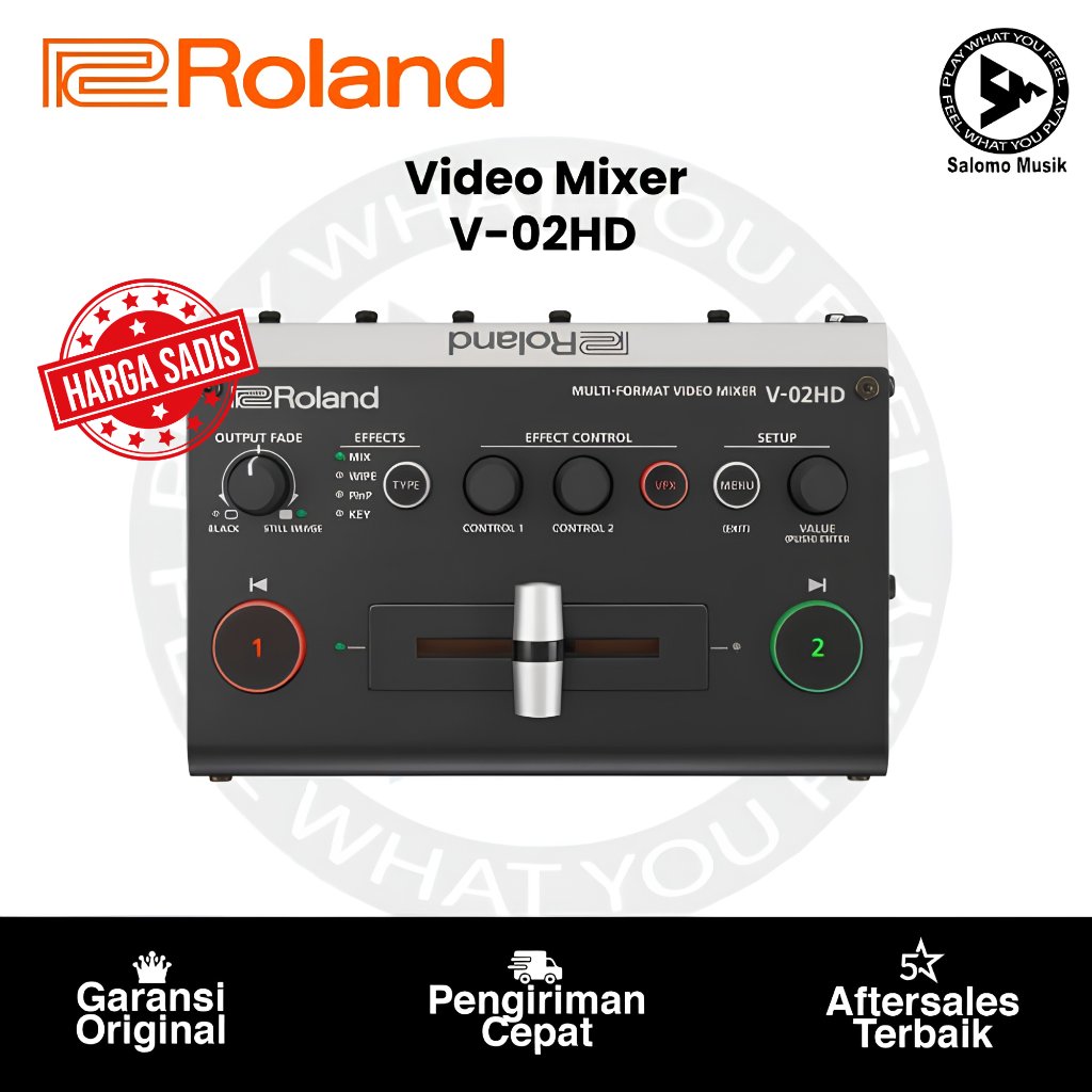 Video Mixer Roland V-02HD Multi Format Video Mixer Original