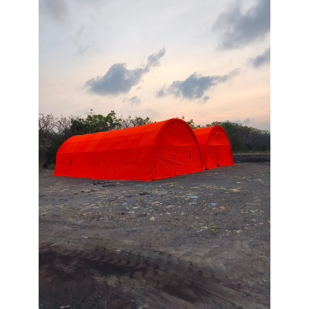 Tenda Pengungsi 6x12 BNPB/BPBD/TNI/Custom