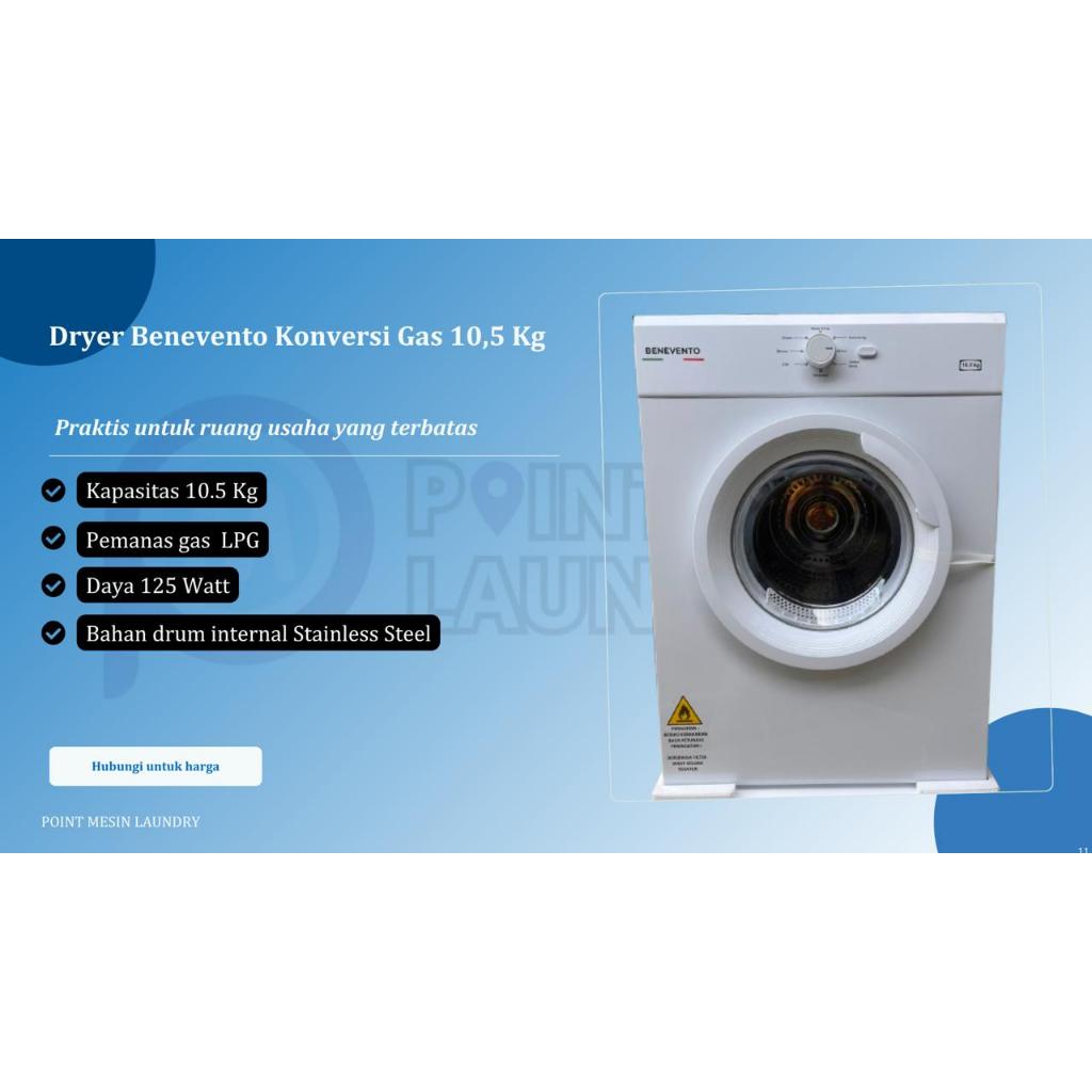 Dryer Benevento 10,5 Kg