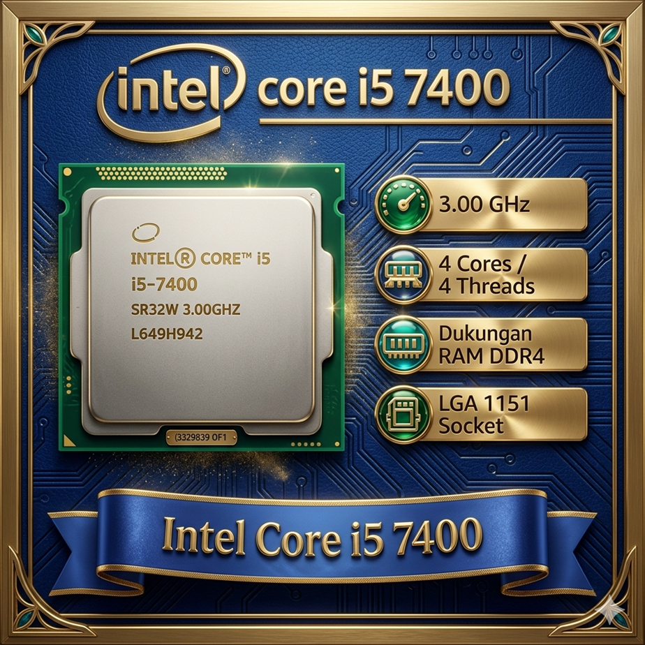 Prosesor Intel Core i5-7400 Gen 7