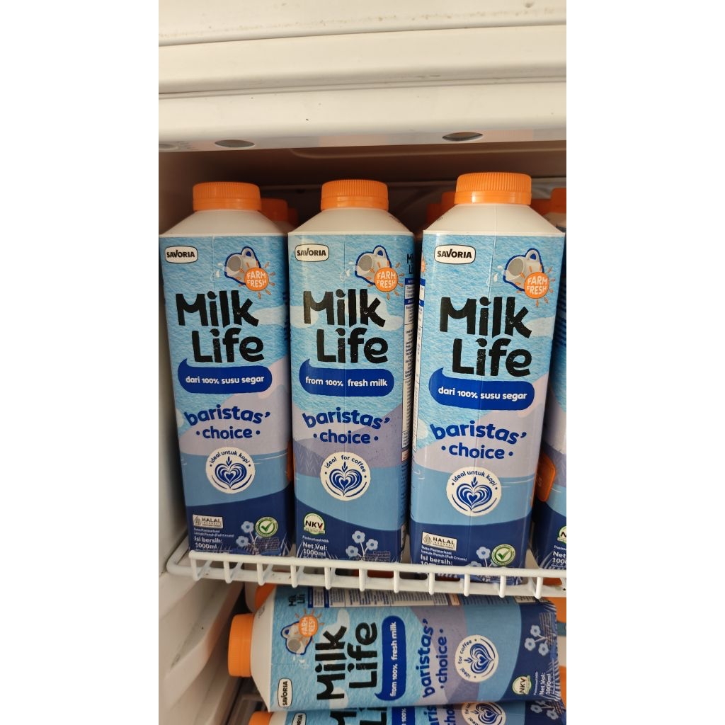 SUSU MILK LIFE FRESH MILK 1L BARISTA CHOICE SAVORIA