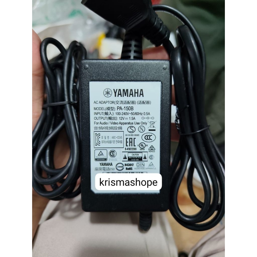 Ac adaptor Yamaha PA150B adaptor keyboard yamaha series.best quality.