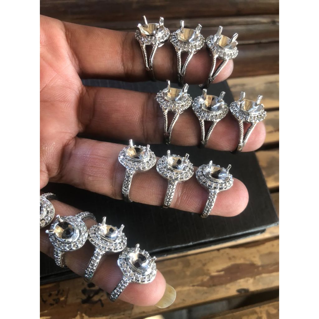 cincin cewek minimalis tabur zircon