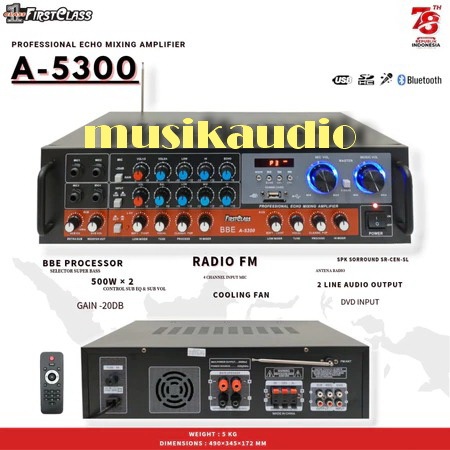 AMPLIFIER FIRSTCLASS FC A5300 BLUETOOTH FCA5300 F CA5300 FCA 5300