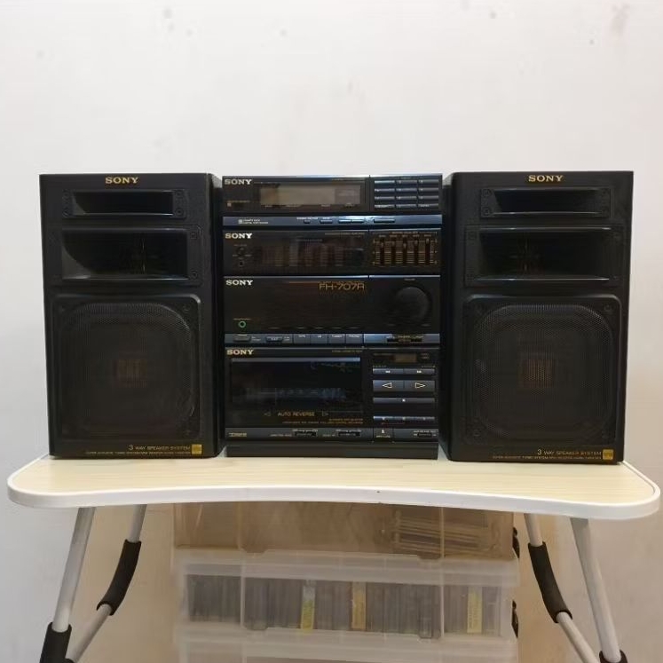 Compo Sony FH-707R Radio Tape Cassette Stereo Auto Reverse