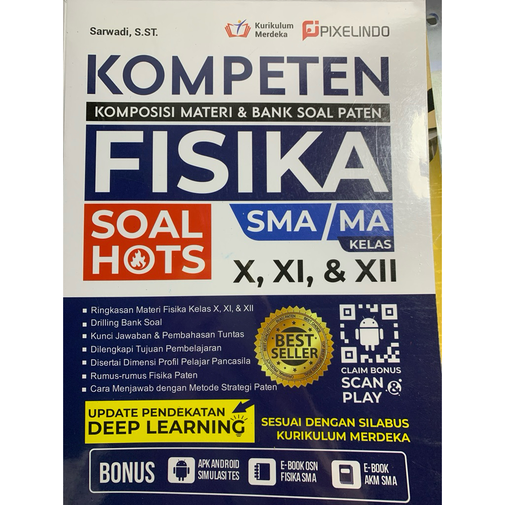 Preloved buku kompeten fisika SMA
