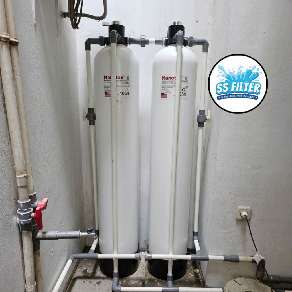 Filter Air 2 Tabung / Filter Air Keruh / Filter Air Kotor / Filter Air Sumur Bor