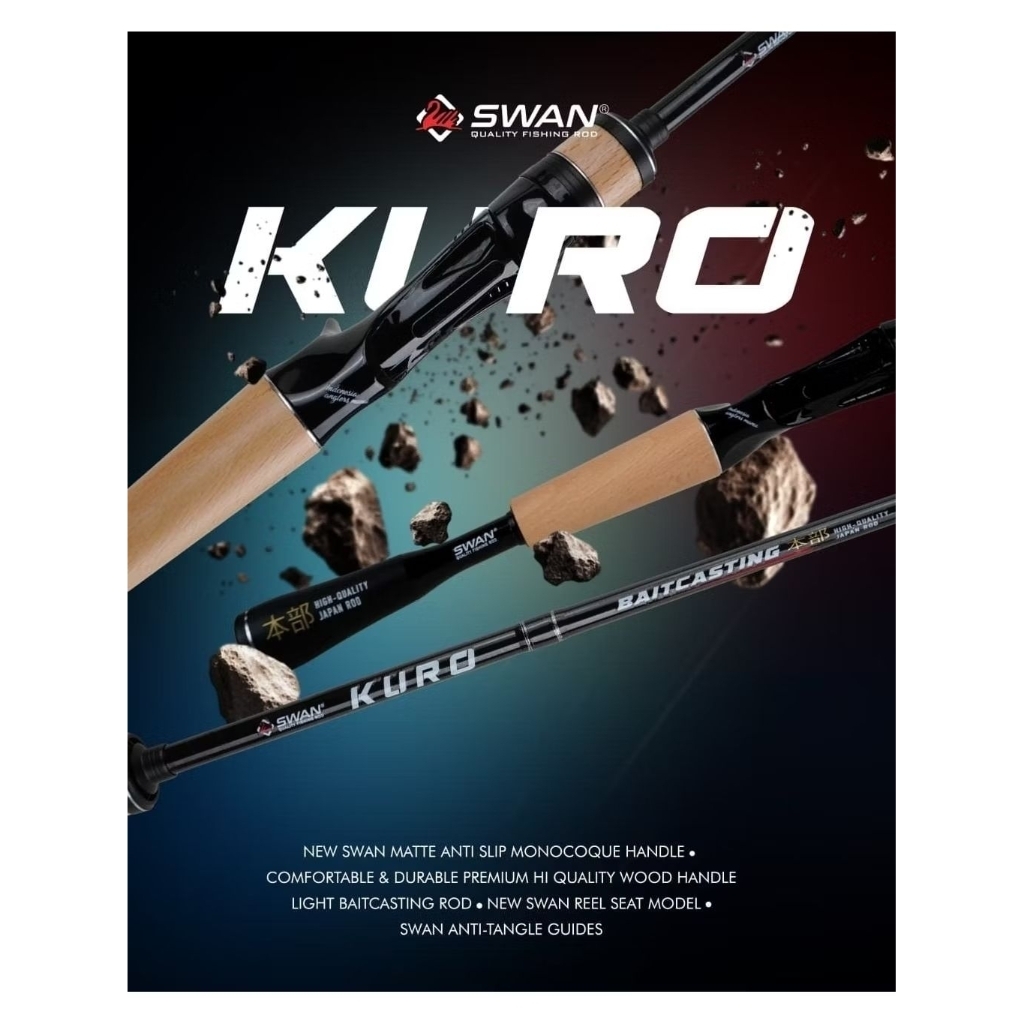 Joran Swan Kuro Carbon solid Terbaru