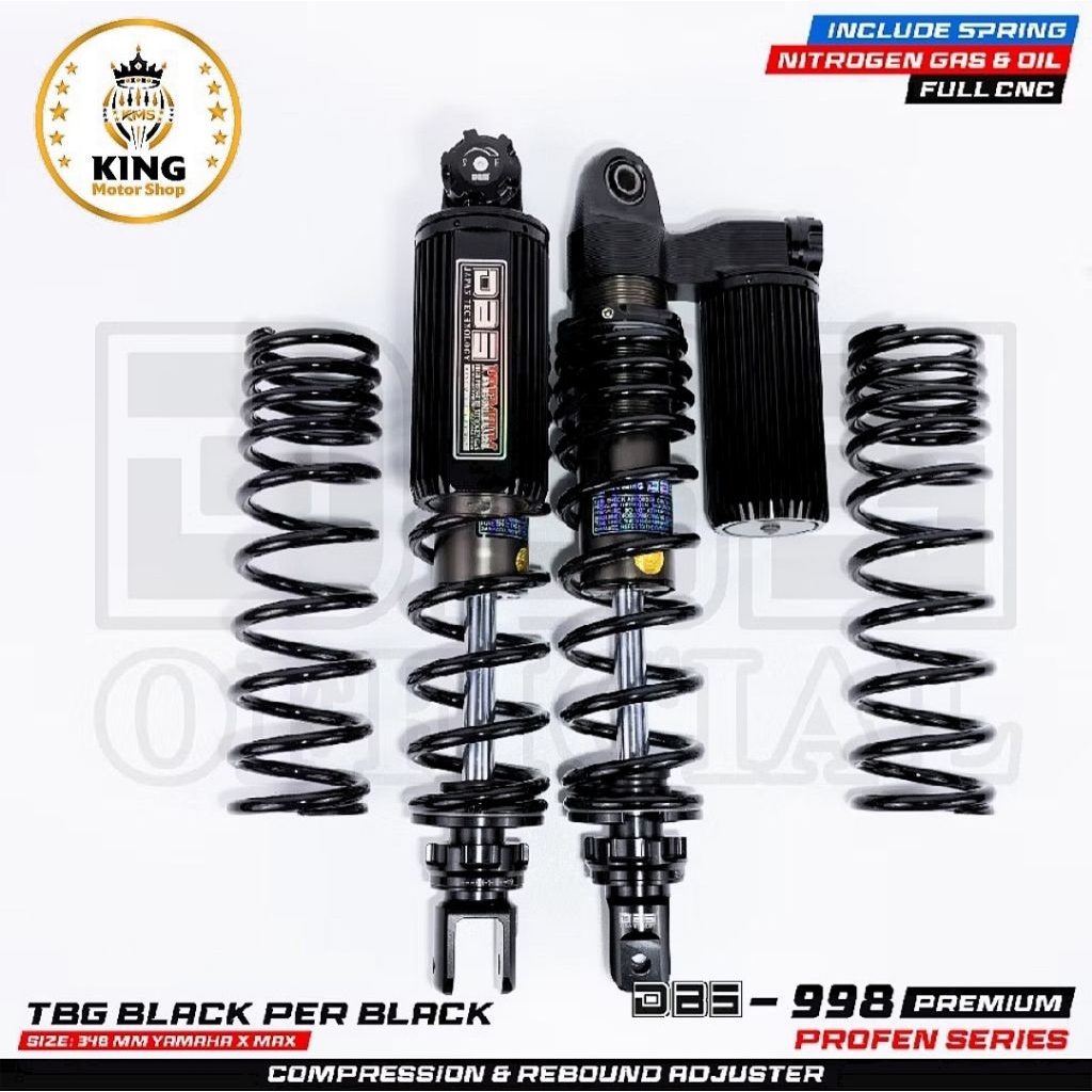 Shock DBS 998 Series Original shock belakang tabung atas fungsi double klick fungsi Shock belakang X