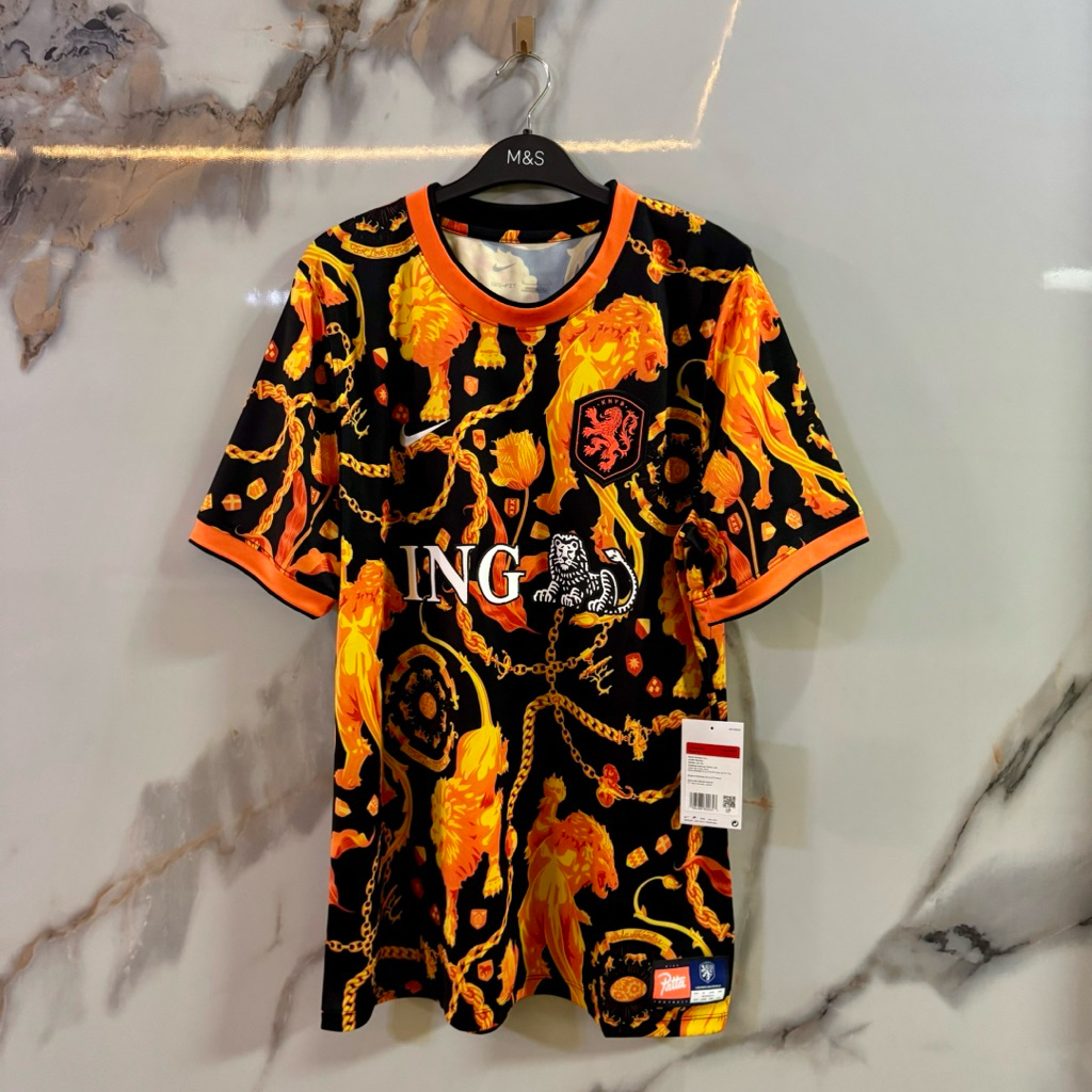 Jersey Prematch Belanda Netherland X Patta 2026