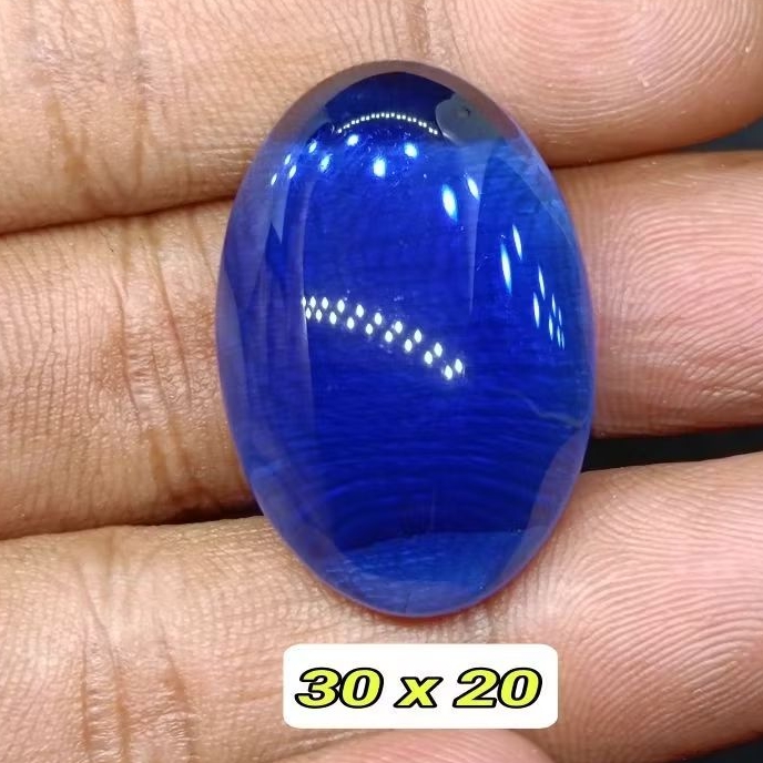 Batu Akik King Safir , Jumbo 30 x 20 mm