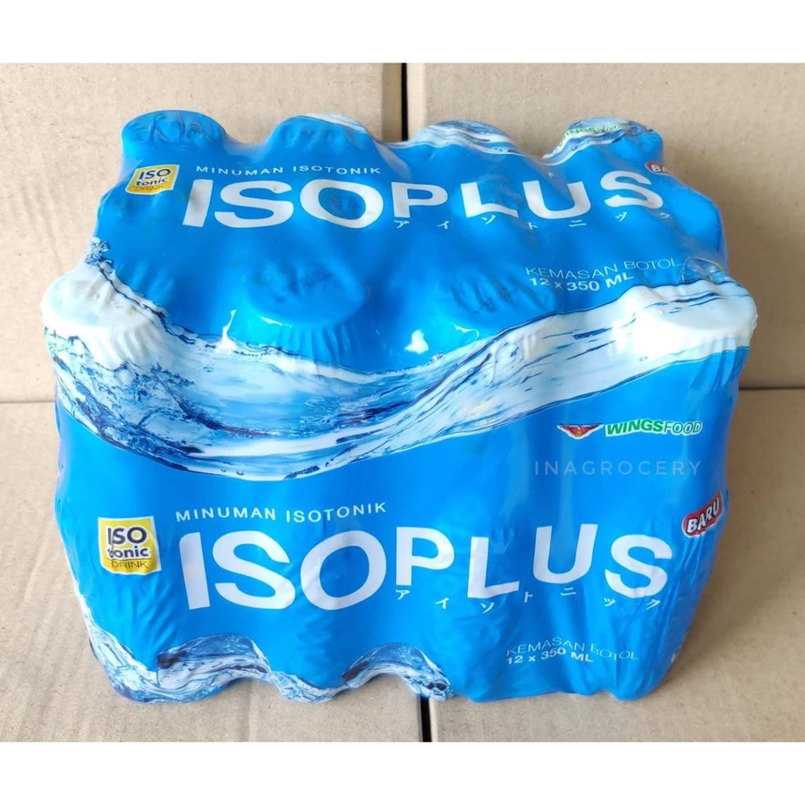 Minuman Isotonik ISOPLUS 12 Botol 350ml - Merehidrasi Tubuh, Menyeimbangkan Ion, Mudah Diserap