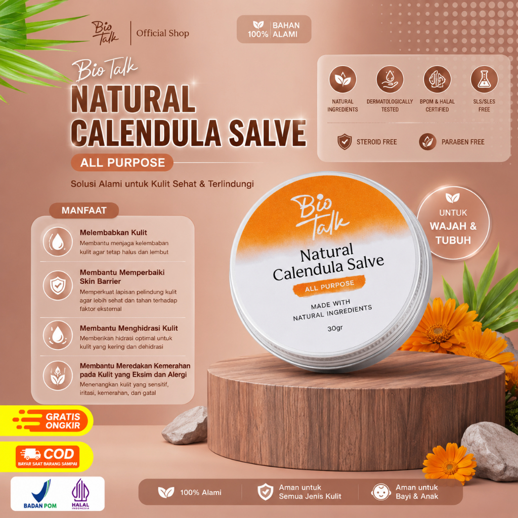 Biotalk Natural Calendula Salve | Salep Kulit Eksim